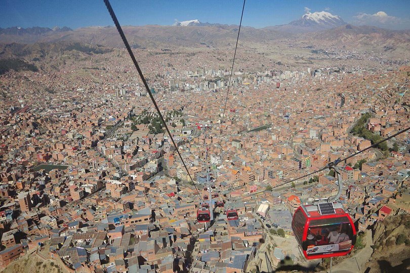 cable cars La Paz