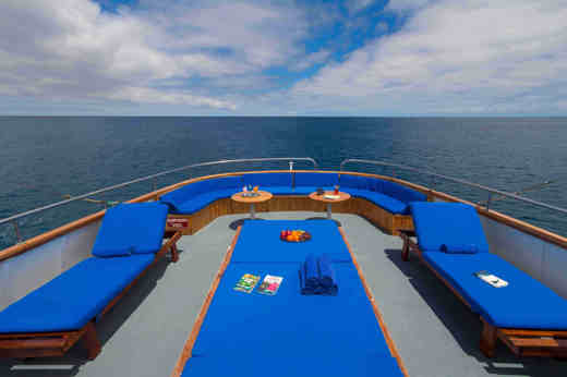 Relax in the sunshine on the sun deck