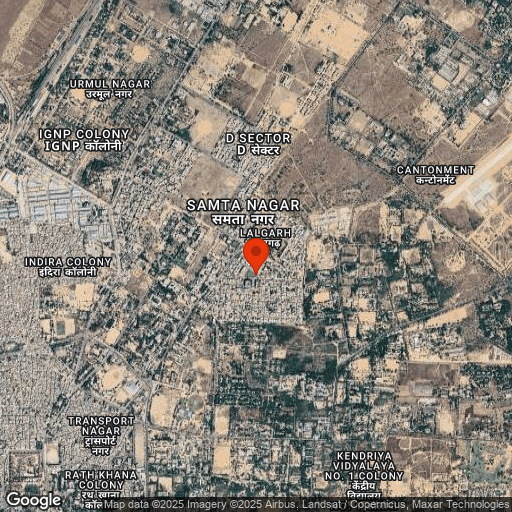 Map of Narendra Bhawan, Bikaner