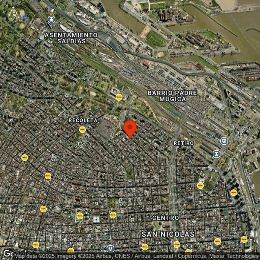 Map of Alvear Palace Hotel