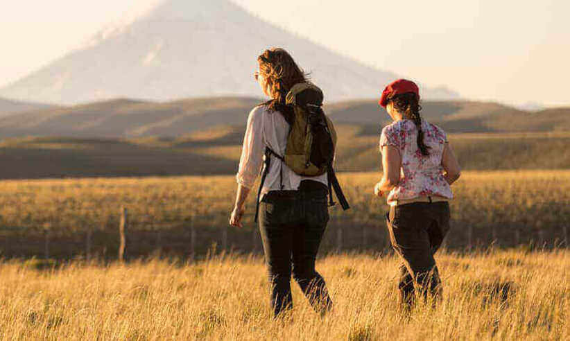 Walking in Estancia Huechahue