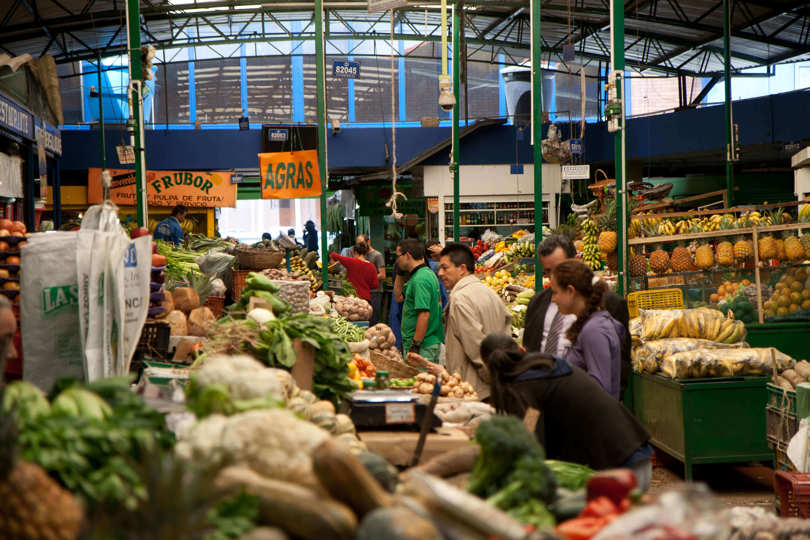 Market in Bogota