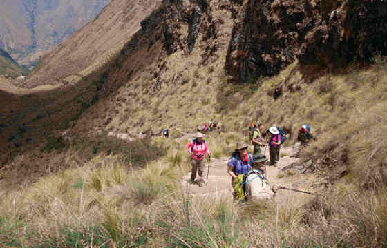 Inca Trail tough pass