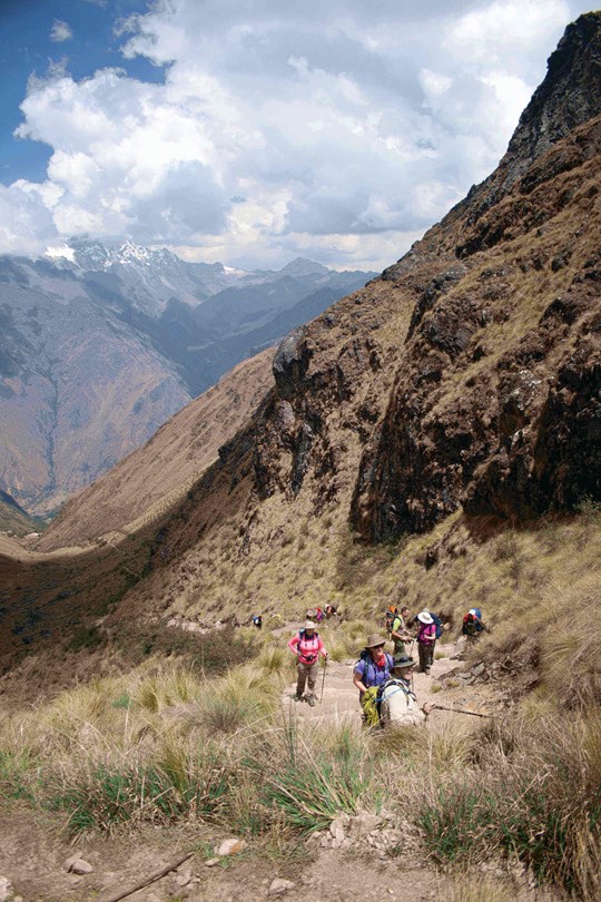 Walking in the Sacred Valley, Peru
