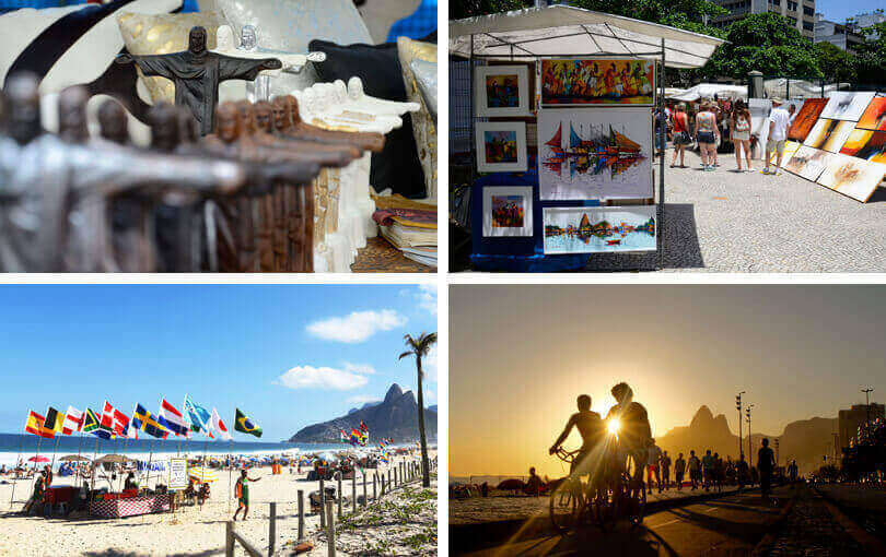 Ipanema beach & market