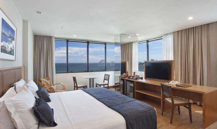 Overlooking Copacabana Beach