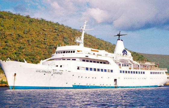 The Galapagos Legend, one of the most popular ships in the Galapagos