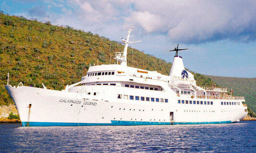The Galapagos Legend, one of the most popular ships in the Galapagos