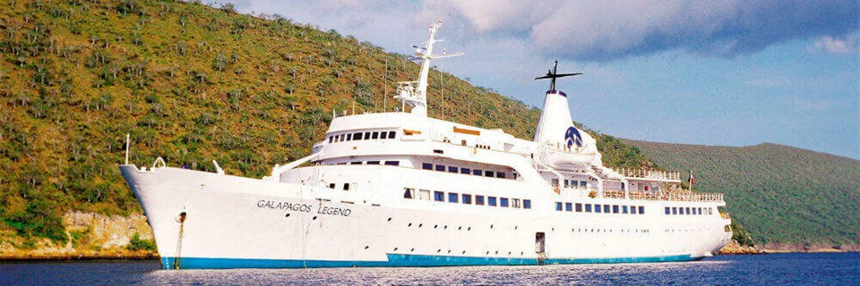 The Galapagos Legend, one of the most popular ships in the Galapagos