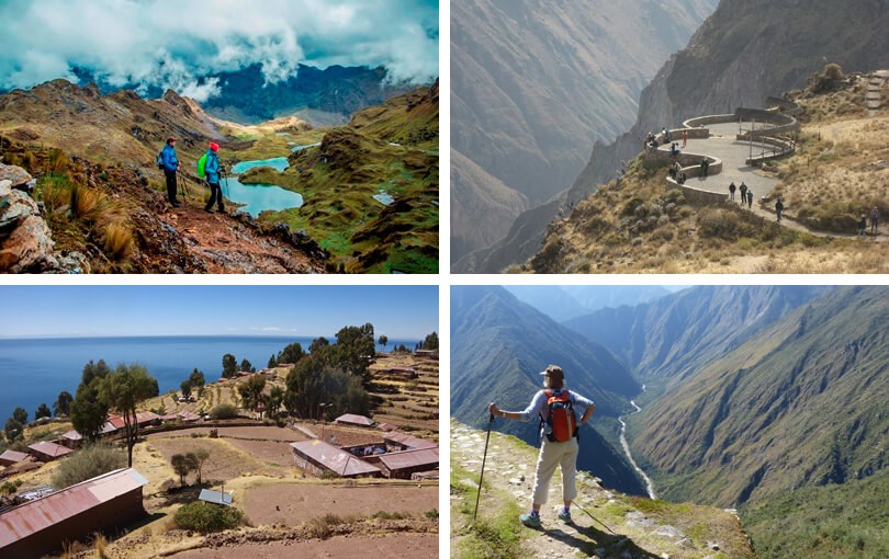alternative honeymoons - walking in Peru
