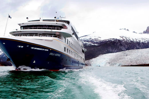 The Stella Australis expedition ship