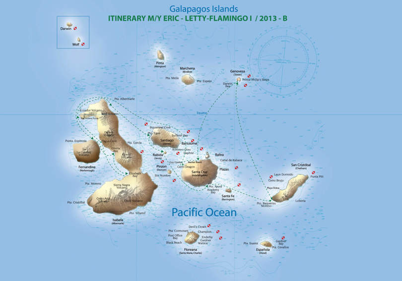 Eric & Letty Galapagos Map B