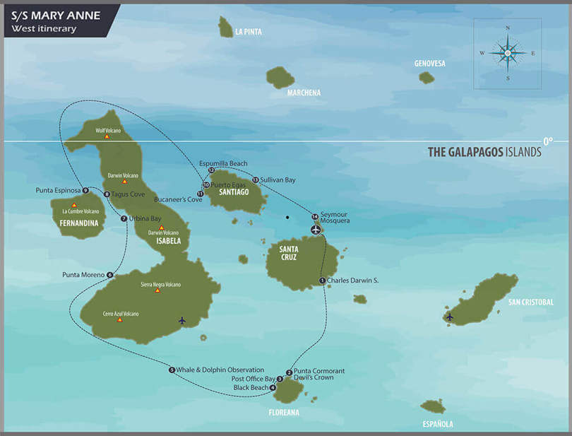 Mary Anne Galapagos western route