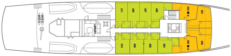 Xperience boat deck plan