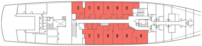 Xperience Main deck plan