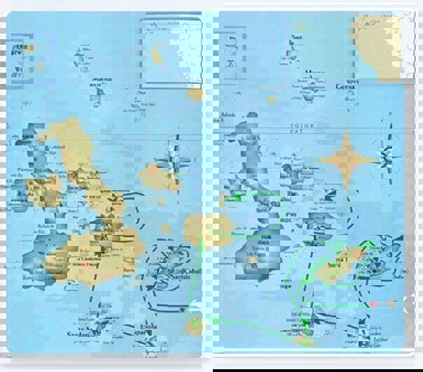 Seaman Journey 4 night itinerary map