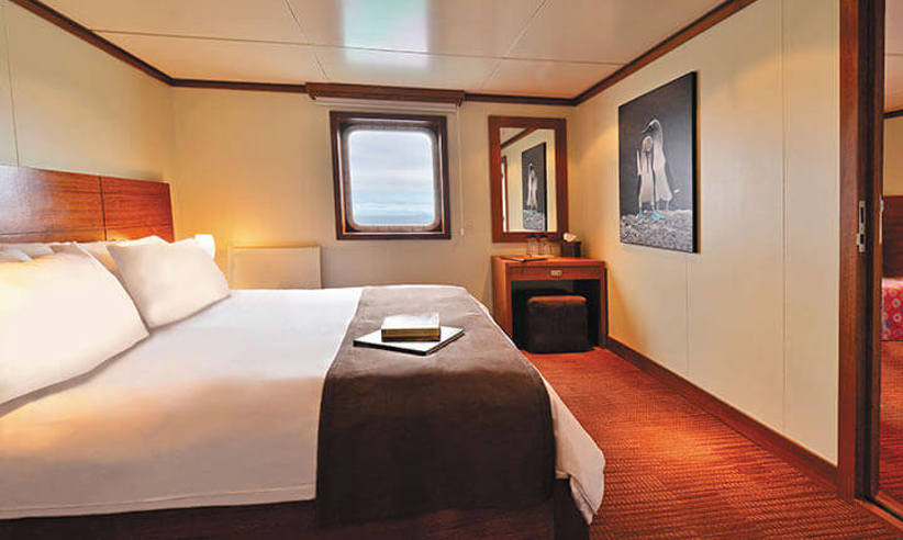 A premium ocean view stateroom