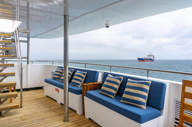 Relax in the comfortable outdoor lounge area