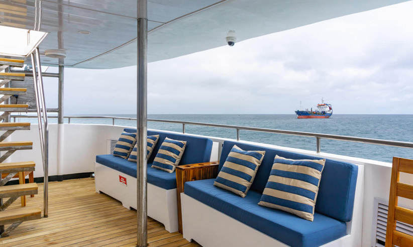 Relax in the comfortable outdoor lounge area