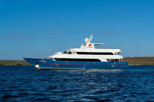 The stylish Calipso Galapagos yacht