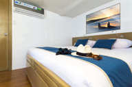Well-appointed double cabin 