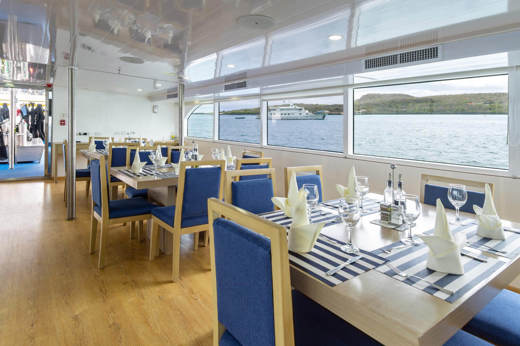 Enjoy superb cuisine in the dining room