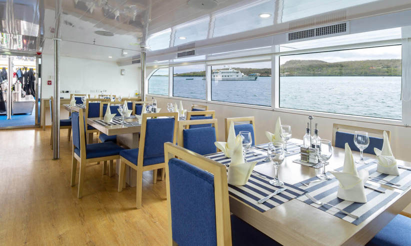Enjoy superb cuisine in the dining room