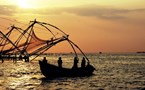 Pêche traditionnelle dans le Kerala 