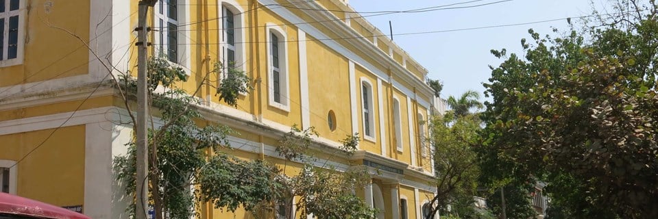 Bâtiment colonial à Pondichéry 