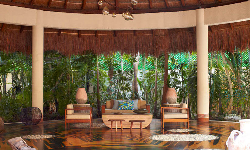 The lobby