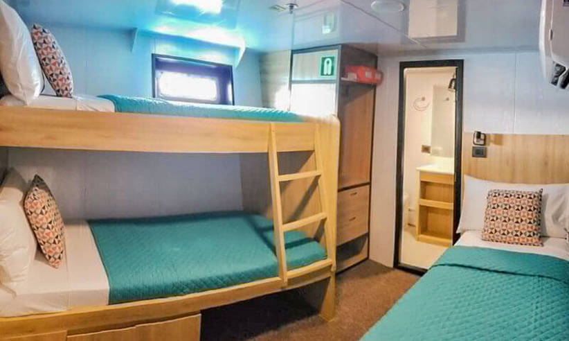 Triple cabin