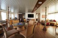 The air-conditioned lounge