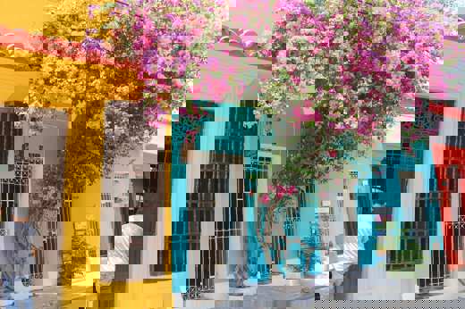 Maison colorée Carthagène des Indes