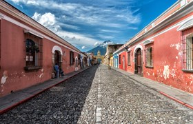 Rue colorée d’Antigua Guatemala 