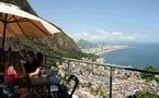 Terrace restaurant with Bossa Nova music and view