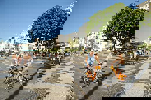 Copacabana cycling leisure