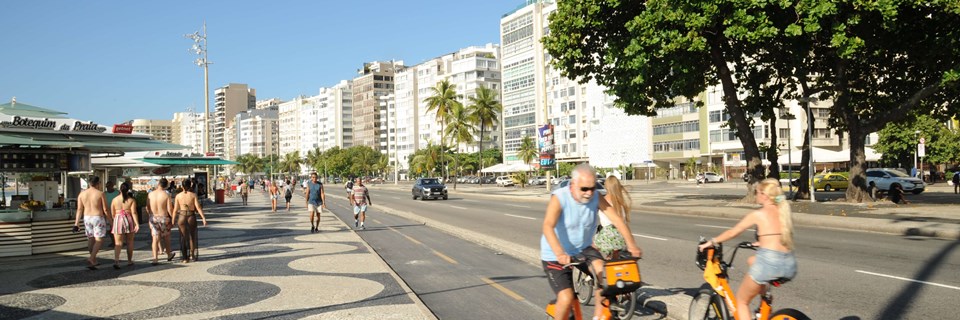 Copacabana cycling leisure