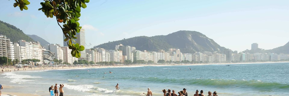 Plage de Copacabana à Rio de Janeiro  