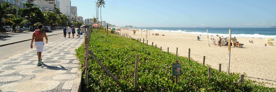 Ipanema beachfront walk