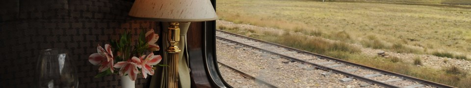Titicaca Train table by the window