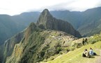 Calm contemplation at Machu Picchu