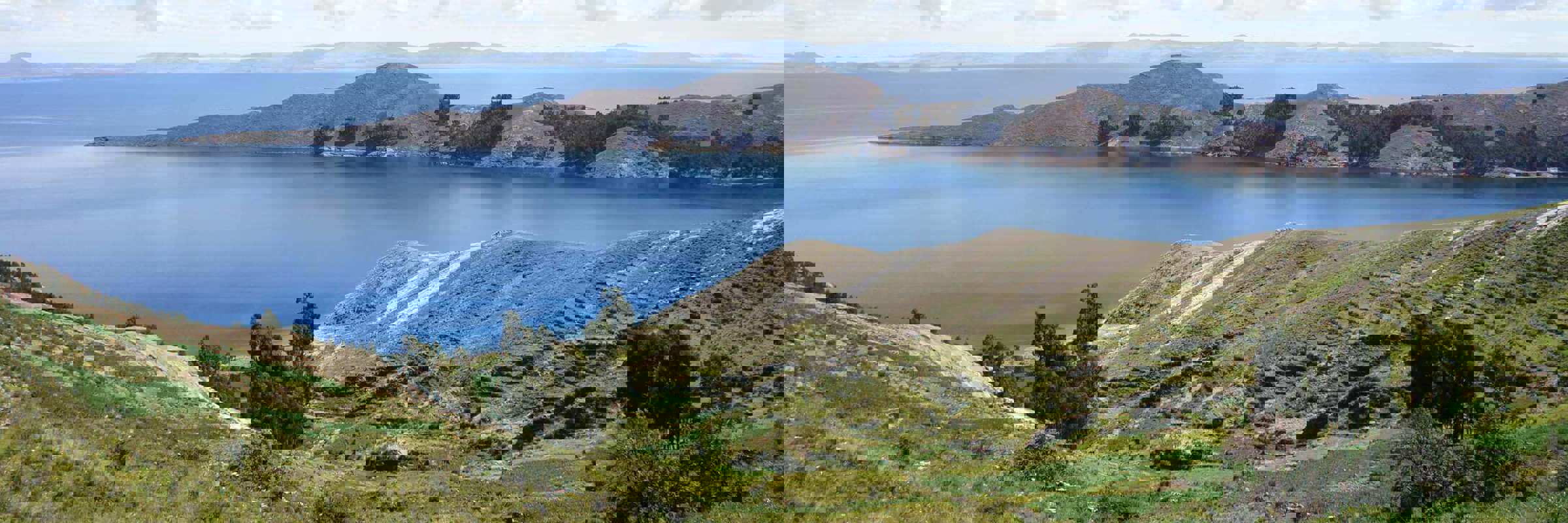 The shores of Lake Titicaca