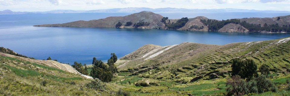 The shores of Lake Titicaca