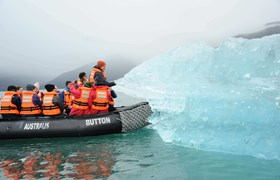 Touching an iceberg