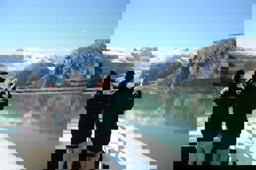 Tierra del Fuego landscapes only reacheable from the ship