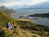 Superb views trekking along the Patagonia shore