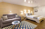 Spacious upper deck suite