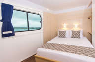 A typical main deck double cabin