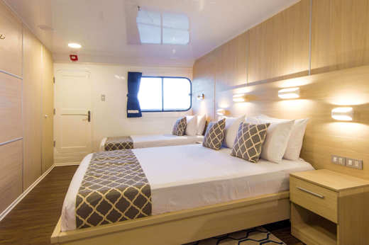 Upper deck double cabin