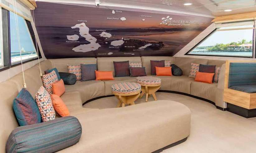 The main lounge where you can relax and enjoy informative presentations
